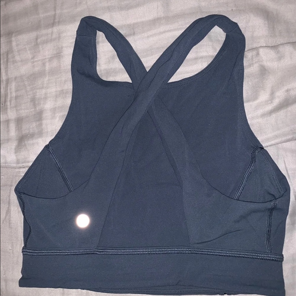 Lululemon long line sports bra crop top
